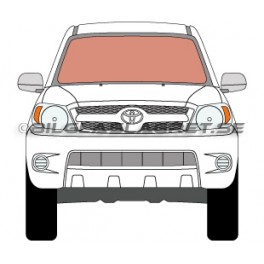 TOYOTA HI-LUX VINDRUTA LIST / RAM