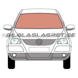 VW FOX VINDRUTA VW FOX VINDRUTA